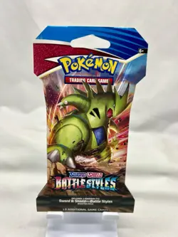 Pokemon Sword & Shield Battle Styles Booster Sleeved Pack TYRANITAR - Image 1