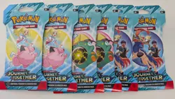 Pokemon Journey Together Sleeved Booster Packs Lot of 6 & Build & Battle (10) - Image 5
