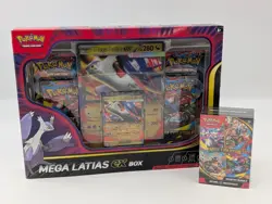 Pokemon TCG Mega Latias Ex Collection Box & Mega booster bundle 10 packs TOTAL - Image 1