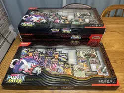 4x Paldean Fates Great Tusk ex & Iron Treads ex Premium Collection-Pokemon TCG - Image 1