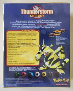 Pokemon Thunderstorm Gift Box Factory Sealed 3 WOTC Booster Packs Near Mint - Image 2