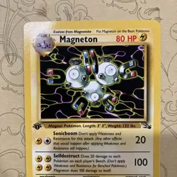 Pokemon TCG Magneton Fossil 26/62 Regular 1st Edition Rare - Image 2