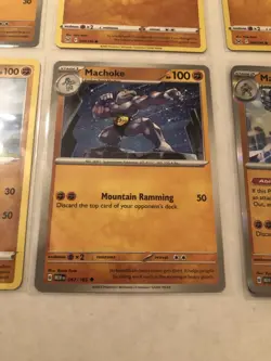Lot Of 6 Machop Machoke and Machamp Pokemon Cards - Image 5