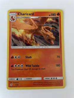 Pokemon Charizard Holo Rare Card 5/18 Detective Pikachu Series NM/MT! - Image 1