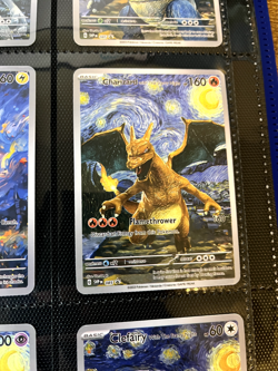 Starry Night 9 Card Full Set Pokemon x Van Gogh Custom ACG DIY Cards Read Desc - Image 3