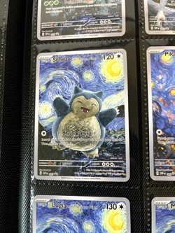 Starry Night 9 Card Full Set Pokemon x Van Gogh Custom ACG DIY Cards Read Desc - Image 4