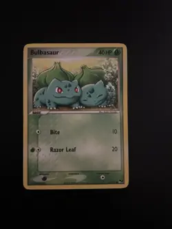 Pokemon TCG Bulbasaur Card 12/17 Common, Pop Series 2 - Image 1