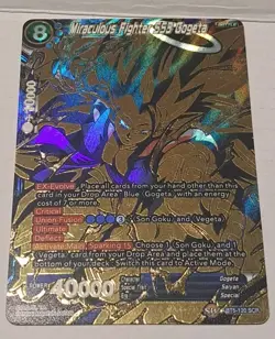 Dragon Ball Super Card Game BT5-120 SCR Miraculous Fighter SS3 Gogeta Secret Rar - Image 1