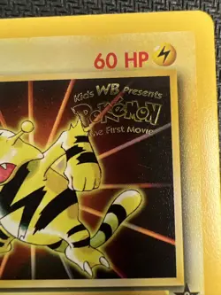 Electabuzz #2 WB Stamped Black Star Promo Vintage WOTC Pokemon TCG Card (LP-MP) - Image 2