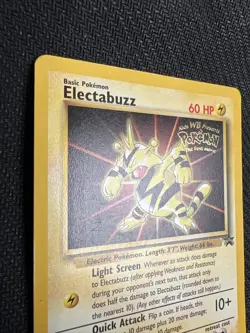 Electabuzz #2 WB Stamped Black Star Promo Vintage WOTC Pokemon TCG Card (LP-MP) - Image 3