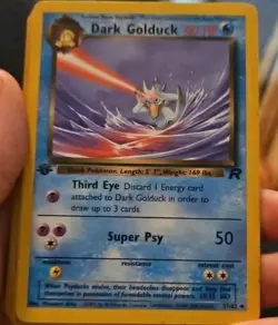 DARK GOLDUCK 37/82 - 1st Edition - Team Rocket - Vintage Pokemon Card - Image 1