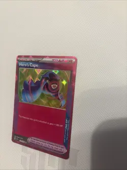 Pokemon Temporal Forces Ace Spec Holo Card Hero's Cape 152/162 - Image 3