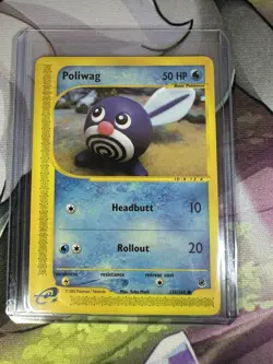 Pokemon TCG Poliwag Card Expedition Base Set 125/165- MINT CONDITION - Image 1