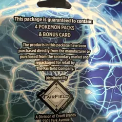 Pokemon TCG Lightning Set 4 Packs +1 Bonus Card - Image 4
