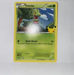 Pokemon McDonalds Treecko Non Holo 25th Anniversary Promo Card 3/25 - Image 2