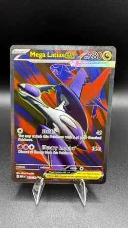 Pokemon Mega Latias ex 163/132 Ultra Rare UR Mega Evolution Full Art TCG Card - Image 1