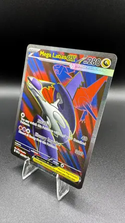Pokemon Mega Latias ex 163/132 Ultra Rare UR Mega Evolution Full Art TCG Card - Image 2