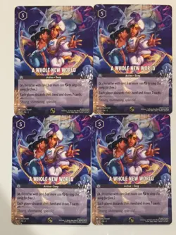 Disney Lorcana A Whole New World Infinity Promo Card 10/C1 EN 1 Non Foil Playset - Image 1
