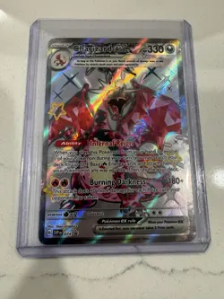 Pokemon TCG Charizard EX Shiny Holo Scarlet & Violet Promo Card 074 - Image 1