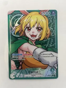 CARROT OP08-021 L ALTERNATE ART ONE PIECE TCG CARD GAME ENGLISH NM - Image 1