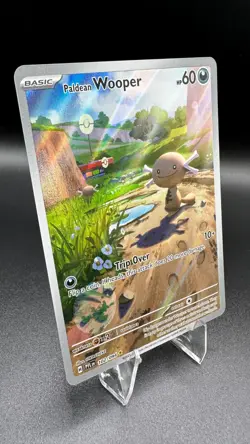 Pokemon Paldean Wooper 102/094 Illustration Rare IR Phantasmal Flames TCG Card - Image 2