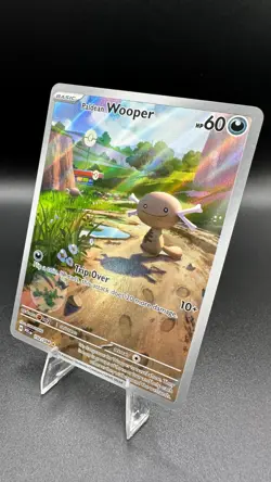 Pokemon Paldean Wooper 102/094 Illustration Rare IR Phantasmal Flames TCG Card - Image 3