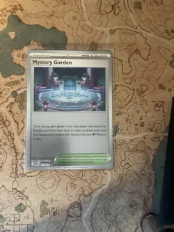 Mystery Garden #122/132 Reverse Holo Pokemon Card ME01: Mega Evolution - Image 1
