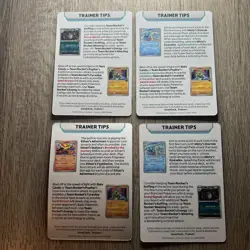 Destined Rivals Build And Battle Prerelease Trainer Tip Card Complete Set #2 - Image 2