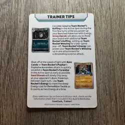 Destined Rivals Build And Battle Prerelease Trainer Tip Card Complete Set #2 - Image 4