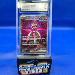 Iron Valiant ex SAR 213/187 Japanese Pokemon Card 2024 CGC 10 GEM MINT - Image 1