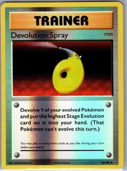 Devolution Spray 76/108 Reverse Holo XY - Evolutions - Pokemon Card - NM - Image 1