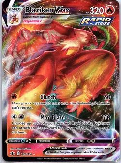 Blaziken VMAX 021/198 SWSH06: Chilling Reign - Pokemon Card - NM - Image 1