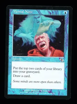 * * 1x Mental Note x1 * * Judgment MTG NM Near Mint or Close - Image 1