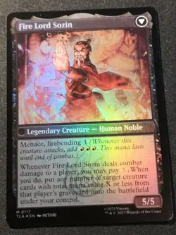 The Rise Of Sozin / Fire Lord Sozin - Foil - TLA - MTG - EN - NM - 0117 - Image 2
