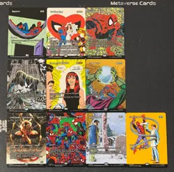 Magic MTG Reanimate Traumatize Borderless Marvel Spider-Man Lot*10 - Image 1