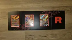 Team Rocket's Moltres ex Destined Rivals Stamp UPC Set Pokemon TCG 229/182 NM x3 - Image 2