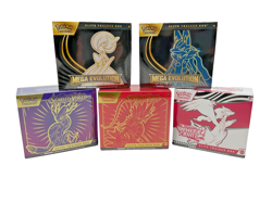 Lot of (5) Pokemon Elite Trainer Box Scarlet & Violet, White Flare, Mega Evo NEW - Image 1