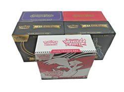 Lot of (5) Pokemon Elite Trainer Box Scarlet & Violet, White Flare, Mega Evo NEW - Image 2