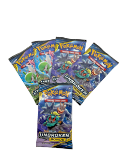 Lot of (5) Pokemon TCG: Sun Moon Unbroken Bonds Booster Pack Sealed - Image 1