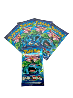 Lot of (5) Pokemon TCG: XY Evolutions Booster Pack Sealed - Image 1