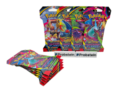 Lot of (9) Pokemon Mega Evolution ME2 Phantasmal Flames Sleeved Booster Packs - Image 1