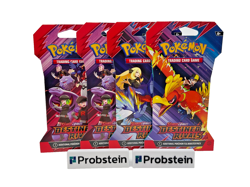 Lot of (4) Pokemon Scarlet & Violet Destined Rivals Sleeved Booster Pack Sealed - Image 1