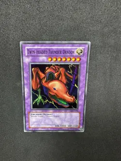 Yu-Gi-Oh! TCG Twin-Headed Thunder Dragon MRD-120 Super Rare NM Condition - Image 1