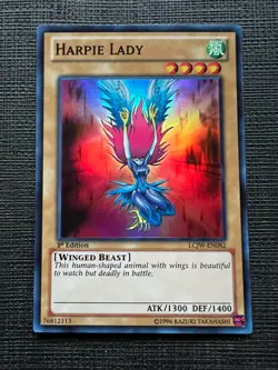 Yu-Gi-Oh TCG Harpie Lady 1st Edition LCJW-EN082 1st Edition Super Rare NM - Image 1