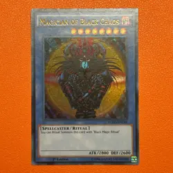 Magician of Black Chaos YGLD-ENC01 1sts Edition Ultra Rare Yu-Gi-Oh! TCG - Image 1