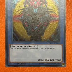 Magician of Black Chaos YGLD-ENC01 1sts Edition Ultra Rare Yu-Gi-Oh! TCG - Image 4