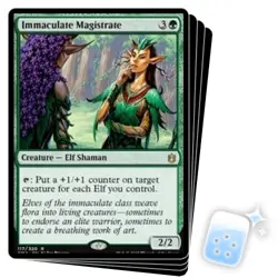 IMMACULATE MAGISTRATE X4 Commander Anthology Magic MTG MINT CARD - Image 1