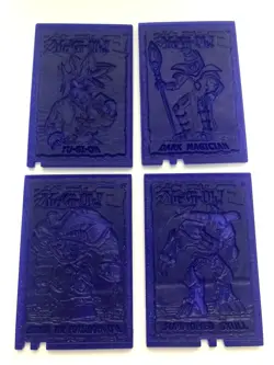 Yugioh 1996 Hard Plastic Card - Dark Magician, Yugi, Exodia, Summoned Skull. - Image 1