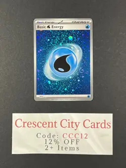 Basic Water Energy 003 Holo English 151 Pokemon Card - Image 1