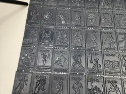 Vintage 1996 Lot of 85 Yu-Gi-Oh! Black Plastic Tile Cards - Image 5